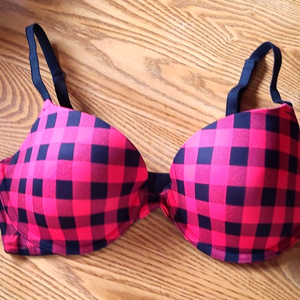 Victoria Secret PINK 34D plaid bra